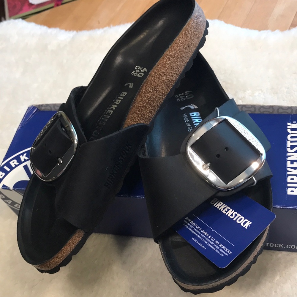 Birkenstock Madrid Big Buckle Sandals - NIB